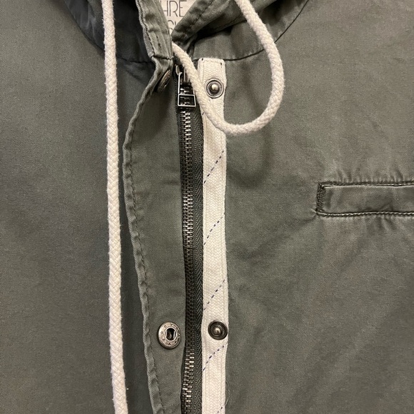 Thread & Supply Green Utility Military Style Cropped Jacket - Picture 3 of 6